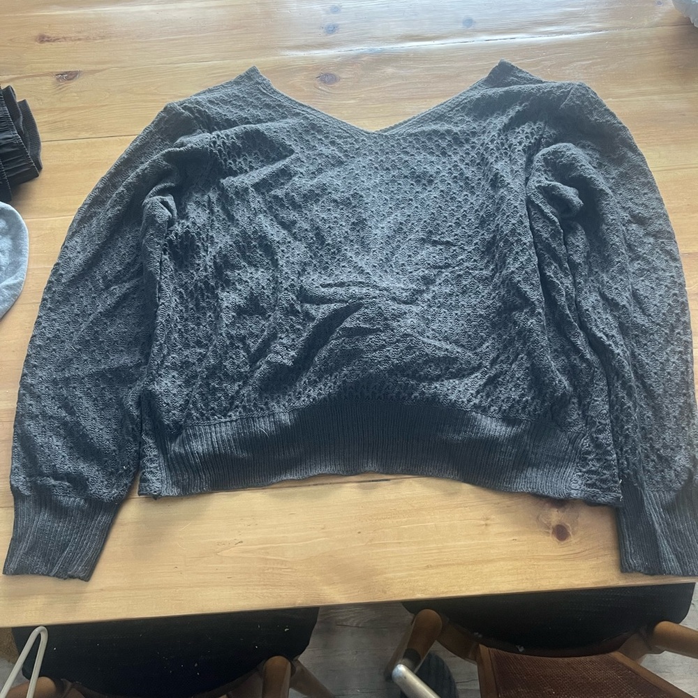 Charcoal sweater